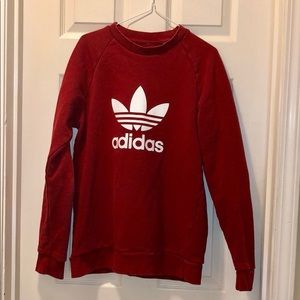 Adidas Crew Neck - Burgundy